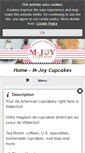 Mobile Screenshot of mjoycupcakes.com